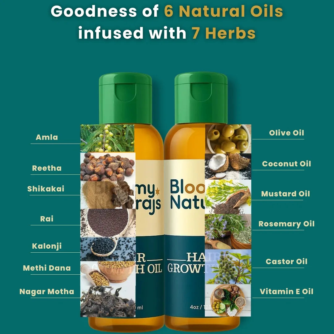 Bloomy Naturals Hair Growth Oil 120ml