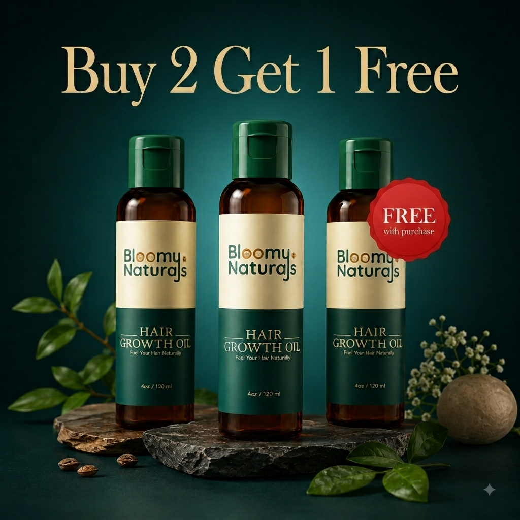 Buy 2 Get 1 Free - Bloomy Naturals Hair Growth Oil 120ml