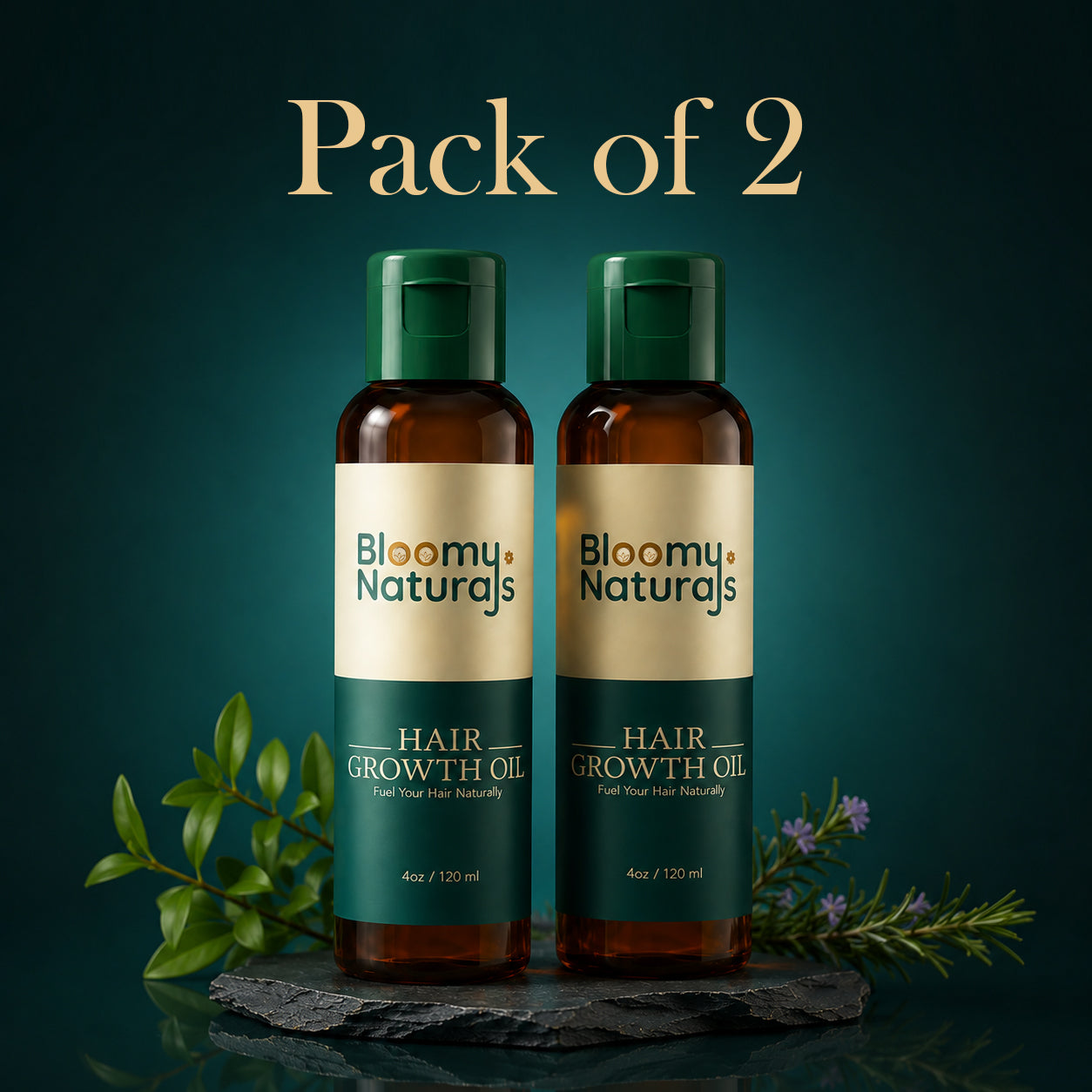 Pack of 2 - Bloomy Naturals Hair Growth Oil 120ml